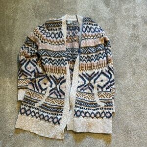 LL bean long cardigan